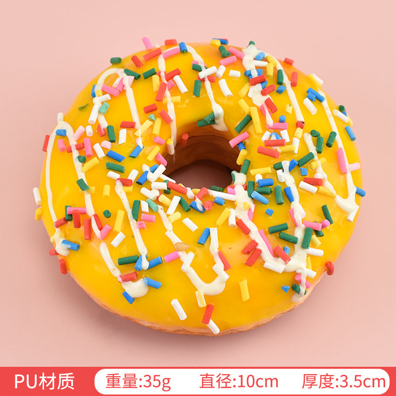 🍩 Soft PU Donut Cone Toy – Stress Relief &amp; Fun Play!