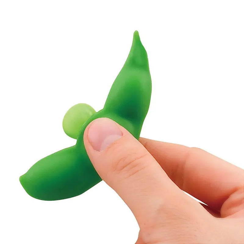 Fidget Toys Decompression Edamame Squishy Squeeze Peanuts Peas Beans Keychain Cute Stress Adult Toy Rubber Boys Xmas Gift