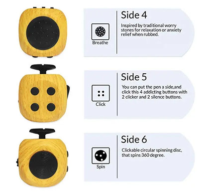 [6 Sides Magic Fidget] - Stress Anxiety Pressure Relieving fidget toys