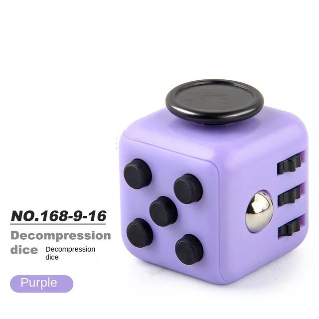 [6 Sides Fidget Cube Toys] - Stress Anxiety Pressure Relieving fidget toys