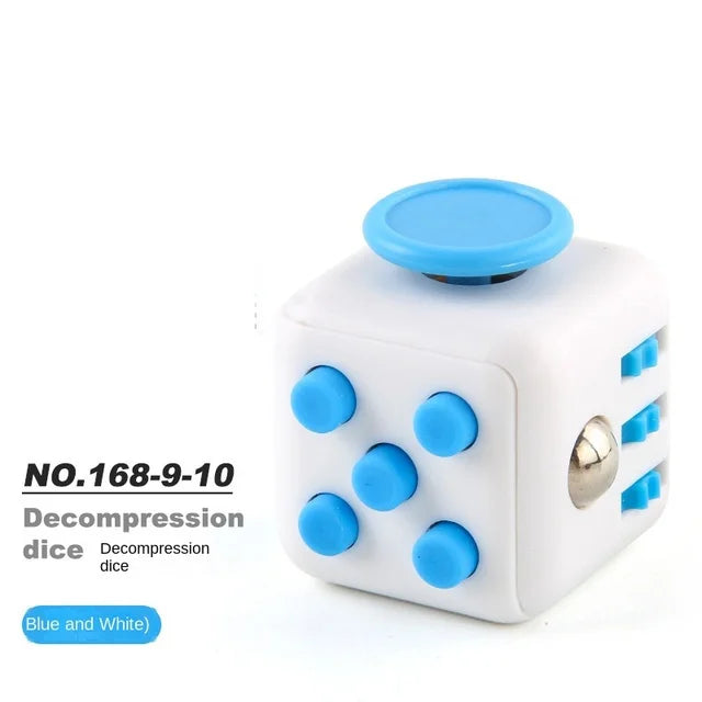 [6 Sides Fidget Cube Toys] - Stress Anxiety Pressure Relieving fidget toys