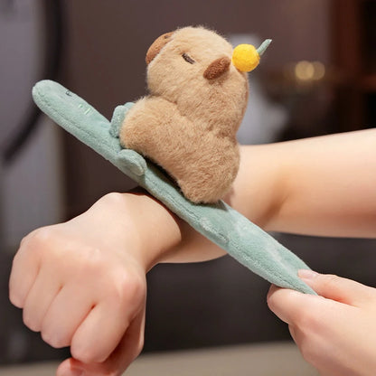 [Capybara Snap Wrap Wristband] – Fun Bracelet Toy for Kids, Dogs & Cats