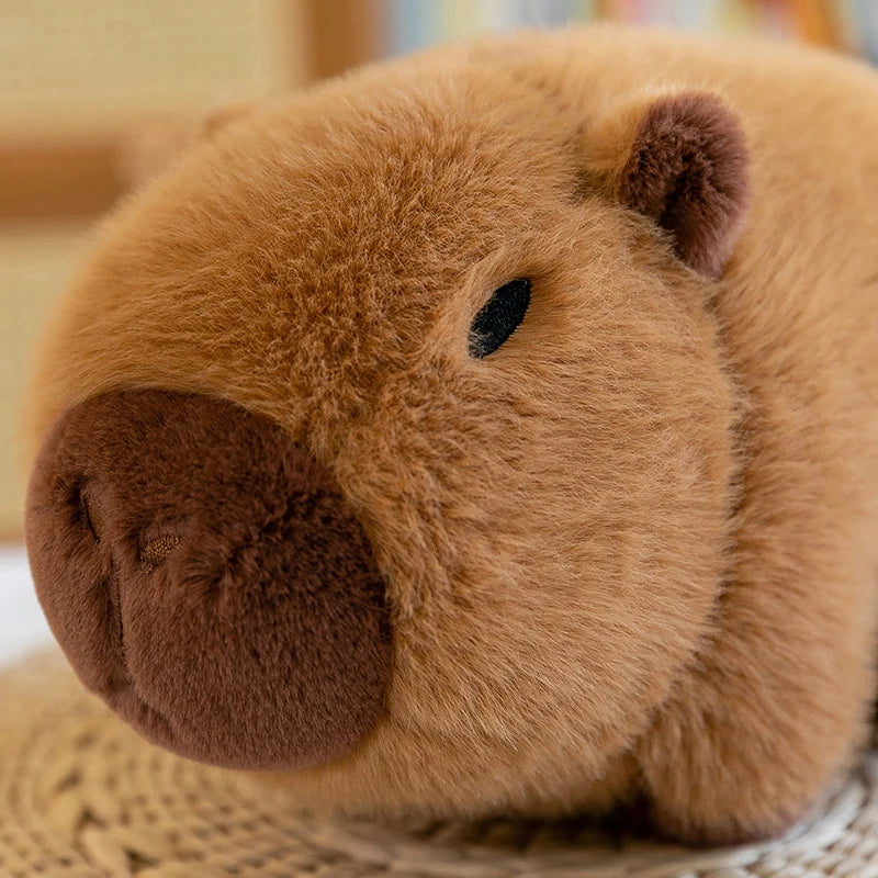 Adorable Capybara In Avocado Plushie Soft Fuzzy Plush Pig Hide In Adorable Plush Capibara Toy Throw Pillow Birthday Gift