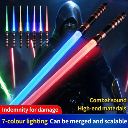 REikirc 75cm RGB  Lightsaber 7-color Light Saber for 3+ Kids Laser Sword Toy Party Glow Swords