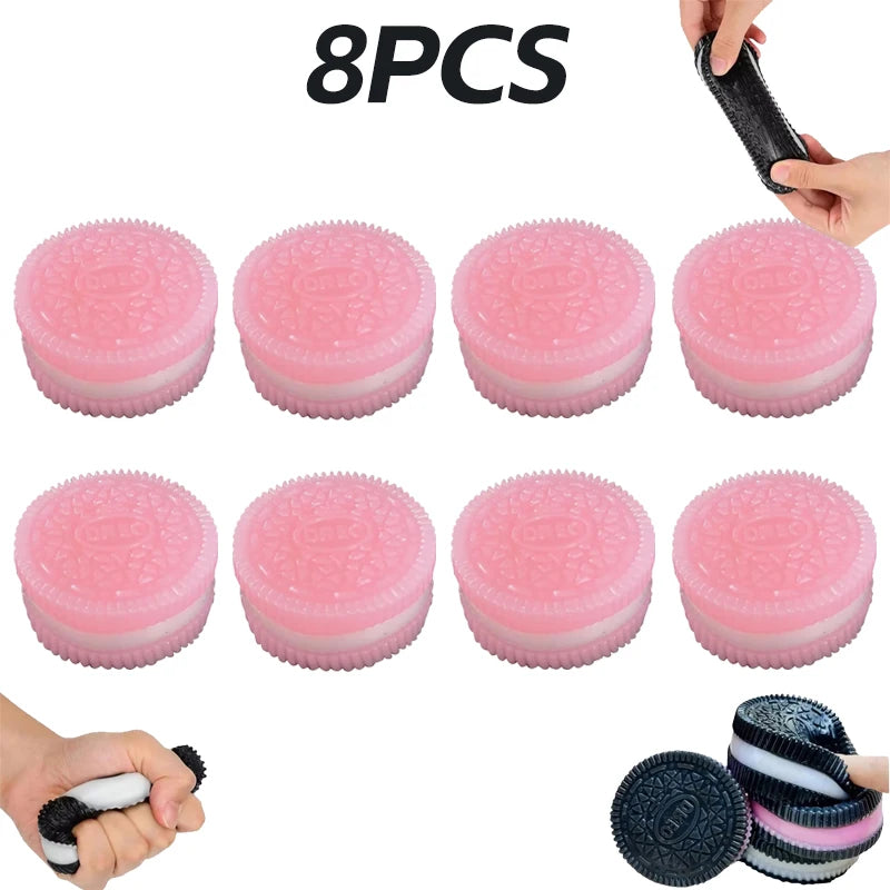 🍪 Oreo Squishy Table Handmade Silicone Stress Relief Toy