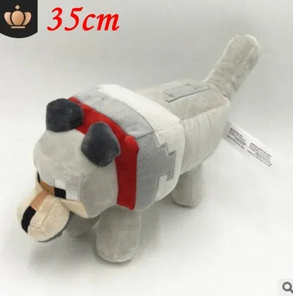 [Minecraft Style Stuffed Plush Toy] Iron Golem Zombie Ocelot Pig Ender Dragon Skull Plush Toy