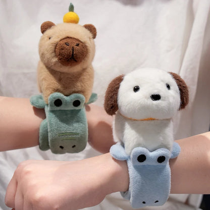 [Capybara Snap Wrap Wristband] – Fun Bracelet Toy for Kids, Dogs & Cats