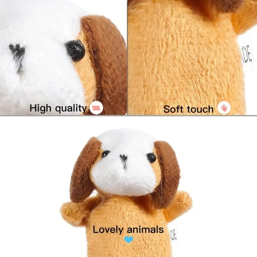 [Animal Finger Puppet Set] Interactive Role-Play & Storytelling Educational Toy 1/5/10pcs