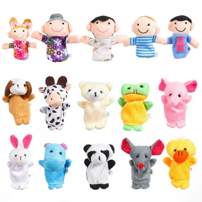 [Animal Finger Puppet Set] Interactive Role-Play & Storytelling Educational Toy 1/5/10pcs