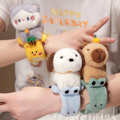 [Capybara Snap Wrap Wristband] – Fun Bracelet Toy for Kids, Dogs & Cats