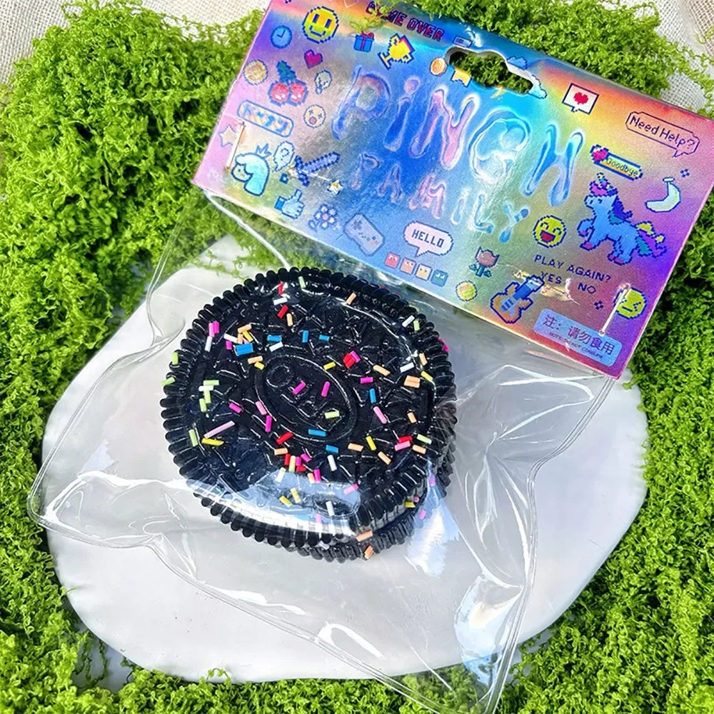 🍪 Oreo Squishy Table Handmade Silicone Stress Relief Toy