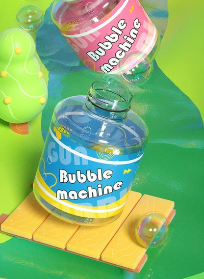 [Bubble Gun] Electric Automatic Bubble Gun Toy Summer Beach Bathing Outdoor Games