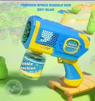 [Bubble Gun] Electric Automatic Bubble Gun Toy Summer Beach Bathing Outdoor Games