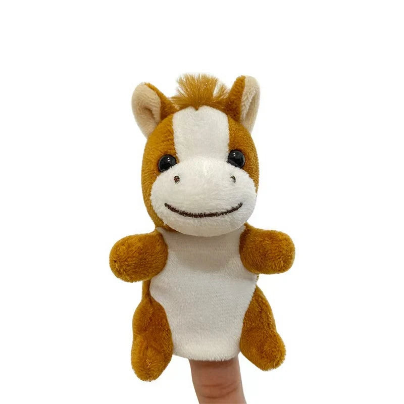 [Animal Finger Puppets] Interactive Role-Play & Storytelling Educational Toy - 9cm, 30 types of animals