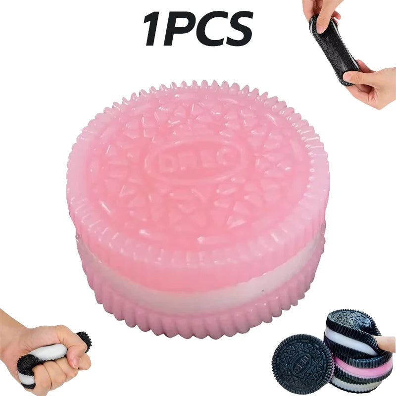 🍪 Oreo Squishy Table Handmade Silicone Stress Relief Toy