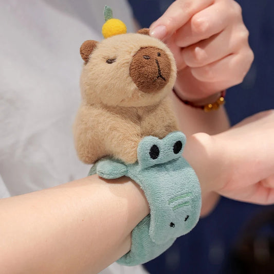 [Capybara Snap Wrap Wristband] – Fun Bracelet Toy for Kids, Dogs & Cats