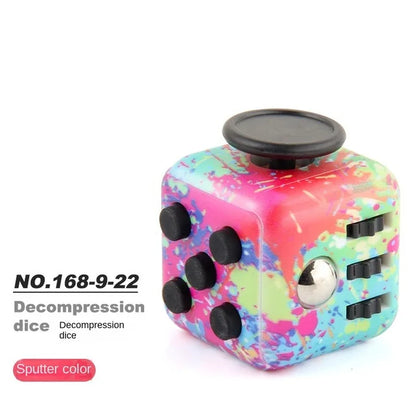 [6 Sides Fidget Cube Toys] - Stress Anxiety Pressure Relieving fidget toys