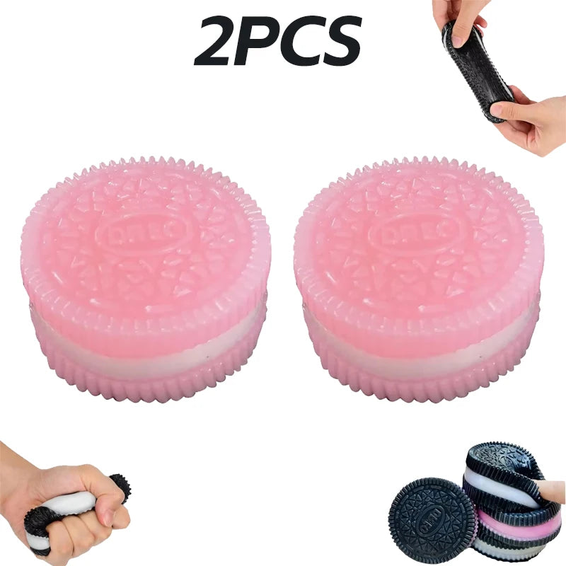 🍪 Oreo Squishy Table Handmade Silicone Stress Relief Toy