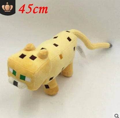 [Minecraft Style Stuffed Plush Toy] Iron Golem Zombie Ocelot Pig Ender Dragon Skull Plush Toy