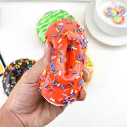 🍩 Soft PU Donut Cone Toy – Stress Relief &amp; Fun Play!