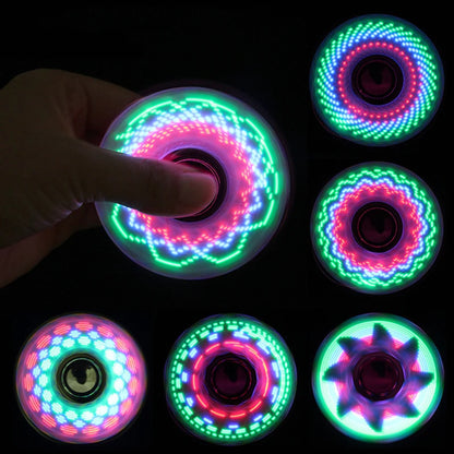 [LED Light Luminous Fidget Spinner] - Stress Anxiety Pressure Relieving fidget toys