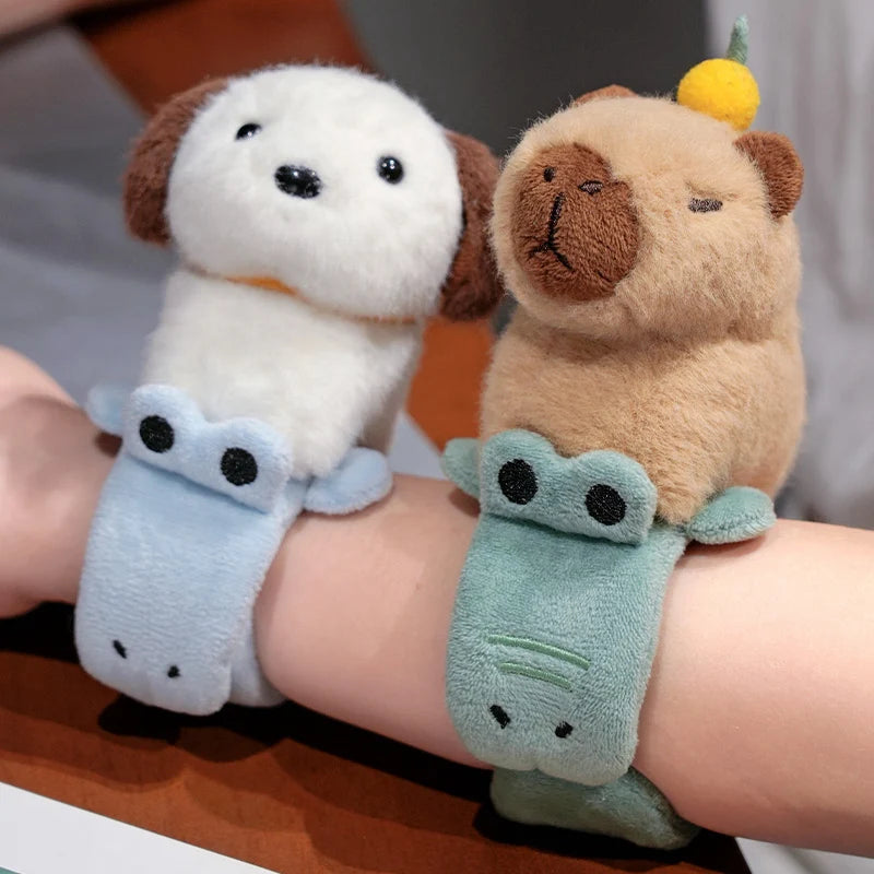 [Capybara Snap Wrap Wristband] – Fun Bracelet Toy for Kids, Dogs & Cats