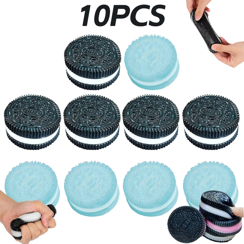 🍪 Oreo Squishy Table Handmade Silicone Stress Relief Toy