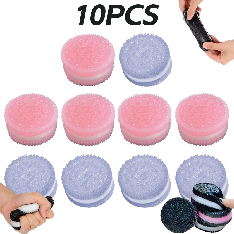 🍪 Oreo Squishy Table Handmade Silicone Stress Relief Toy