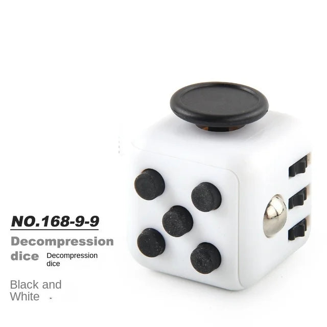 [6 Sides Fidget Cube Toys] - Stress Anxiety Pressure Relieving fidget toys