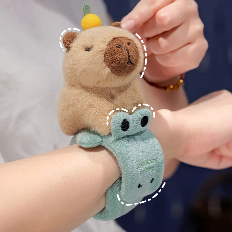 [Capybara Snap Wrap Wristband] – Fun Bracelet Toy for Kids, Dogs & Cats