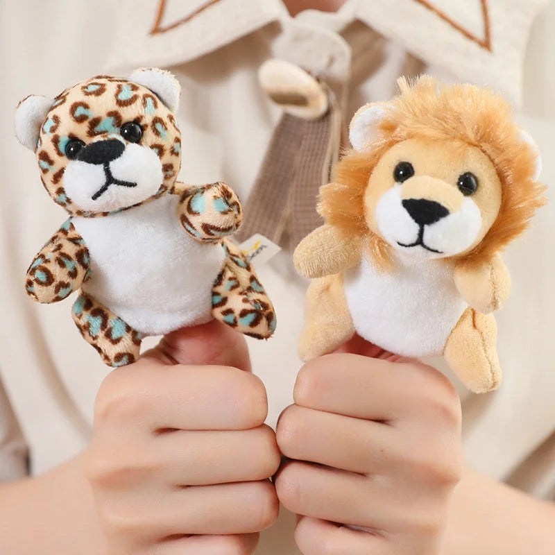 [Animal Finger Puppets] Interactive Role-Play & Storytelling Educational Toy - 9cm, 30 types of animals