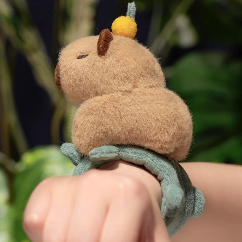 [Capybara Snap Wrap Wristband] – Fun Bracelet Toy for Kids, Dogs & Cats