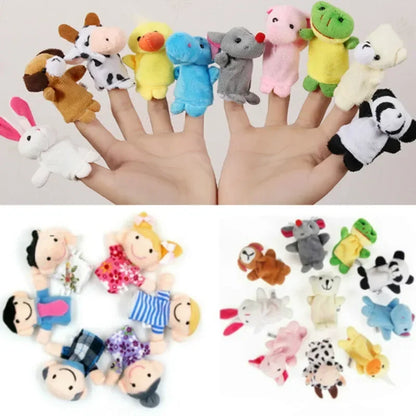 [Animal Finger Puppet Set] Interactive Role-Play & Storytelling Educational Toy 1/5/10pcs