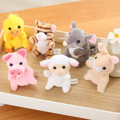 [Animal Finger Puppets] Interactive Role-Play & Storytelling Educational Toy - 9cm, 30 types of animals