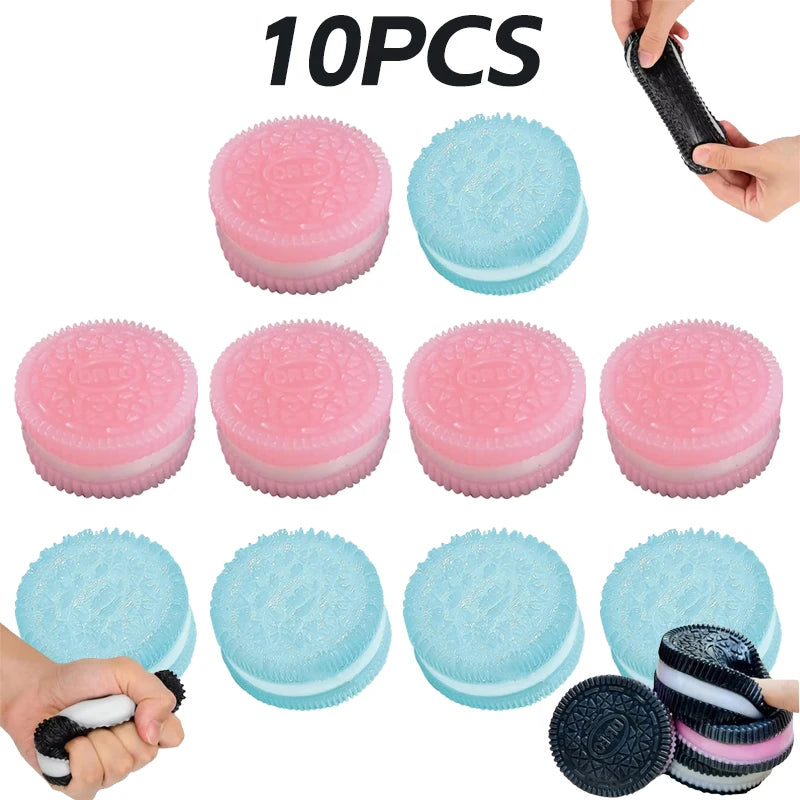 🍪 Oreo Squishy Table Handmade Silicone Stress Relief Toy