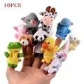 [Animal Finger Puppet Set] Interactive Role-Play & Storytelling Educational Toy 1/5/10pcs